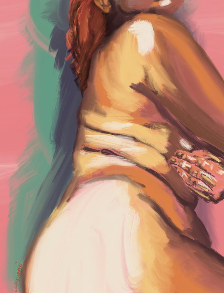 First Frenemy - Digital Illustration by Elizabeth Ehrenpreis