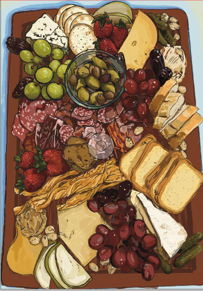 Appetizers - Cookbook Illustration by Elizabeth Ehrenpreis